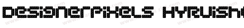 DesignerPixels HYRuiShou W字体转换